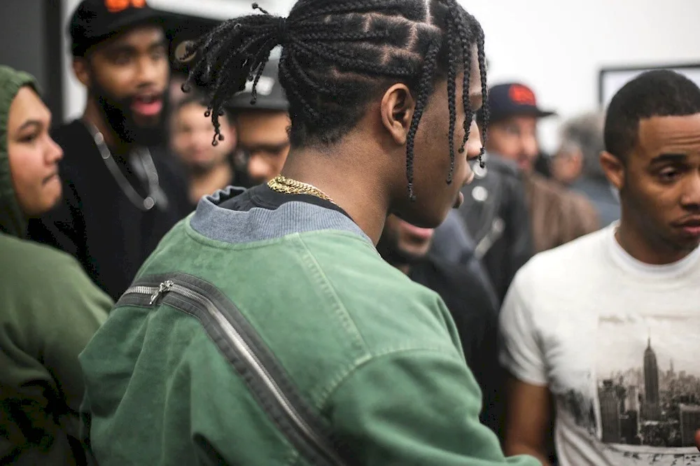 French braids ASAP Rocky