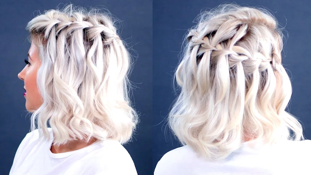French waterfall braiding