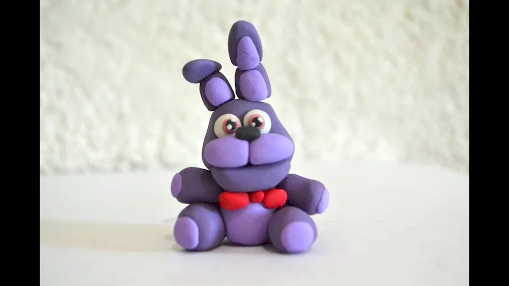 Freddy Fnaf 9 out of plasticine