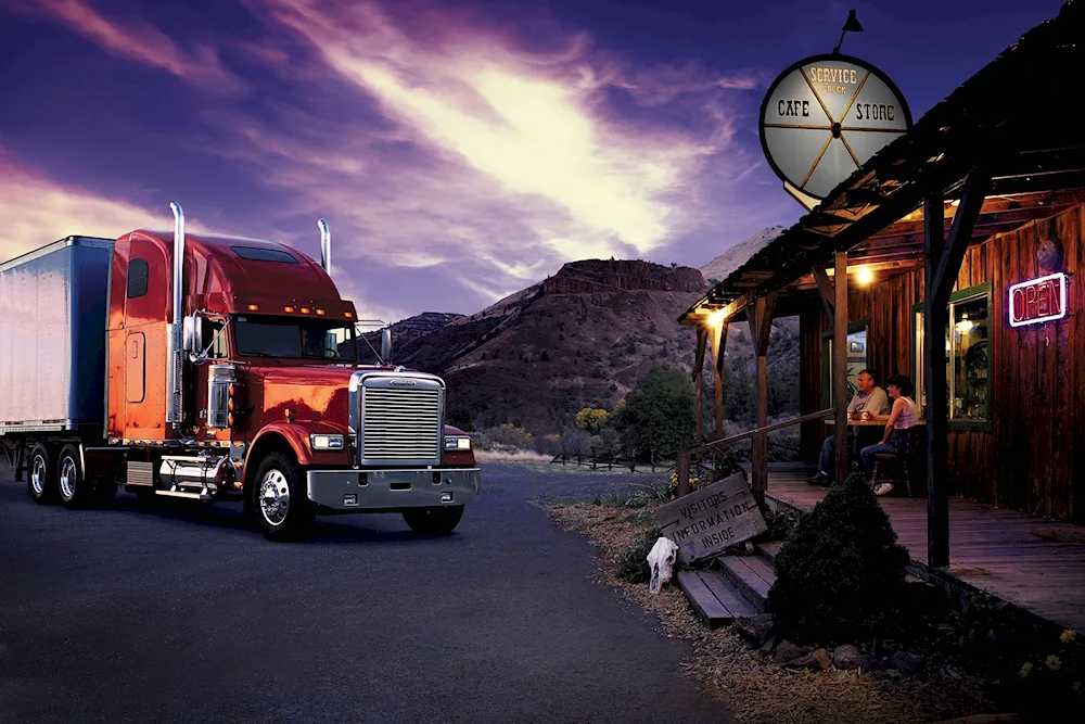 Freightliner Trucks 4k