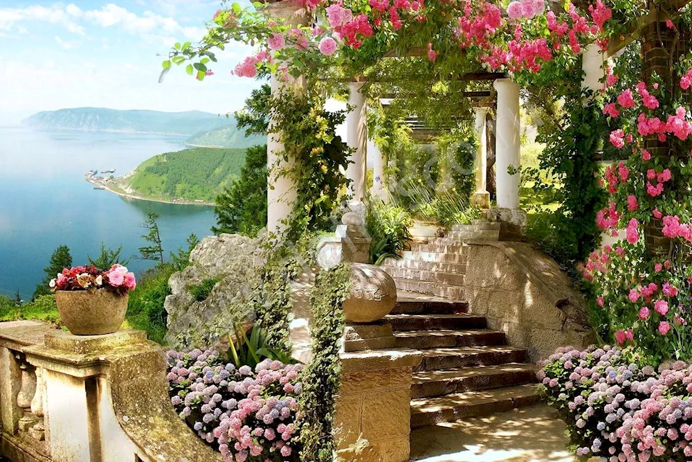 Affresco Fresco Arch Sea