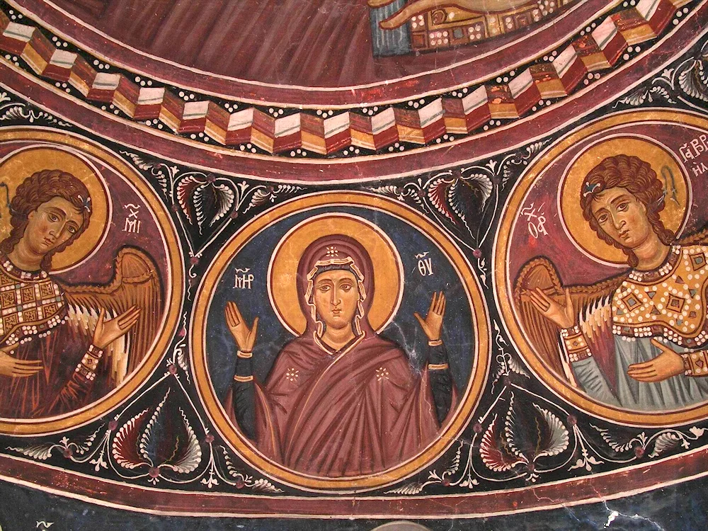 Fresco painting of Byzantium