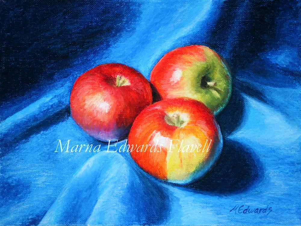 Fruit in pastel