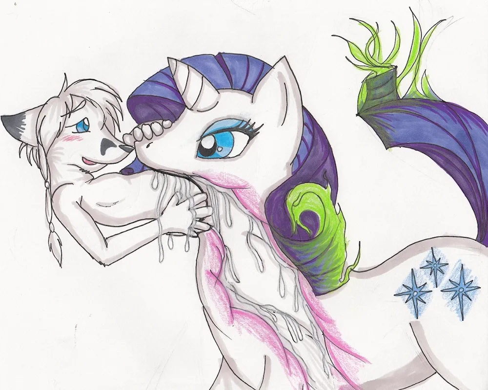 Furry pony Rarity