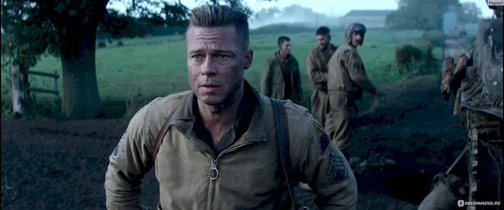 Brad Pitt fury 2014