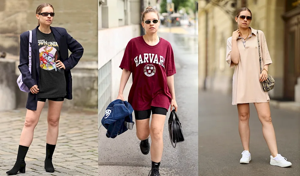 Oversize t-shirts for girls