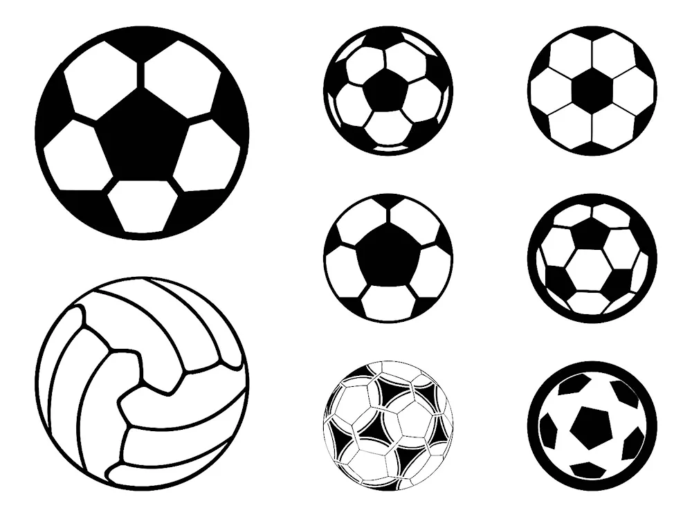 Football drawing on football theme