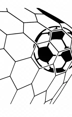 Football ball colouring