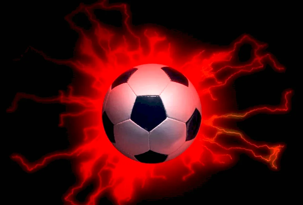 Soccer ball red3at