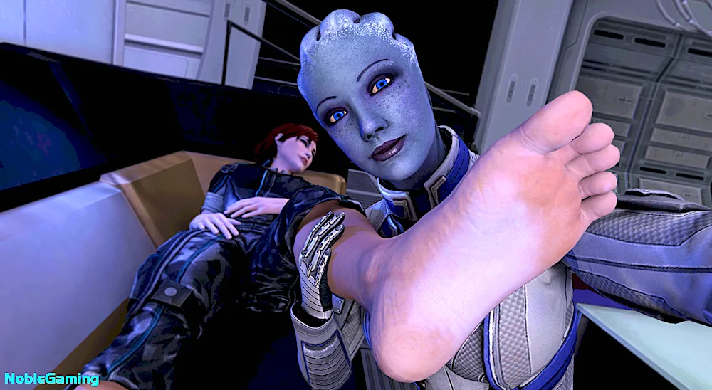 Footfetish Liara mass effect