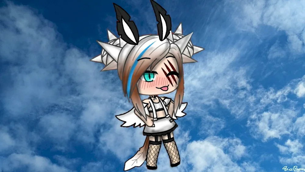 Gacha Life white characters