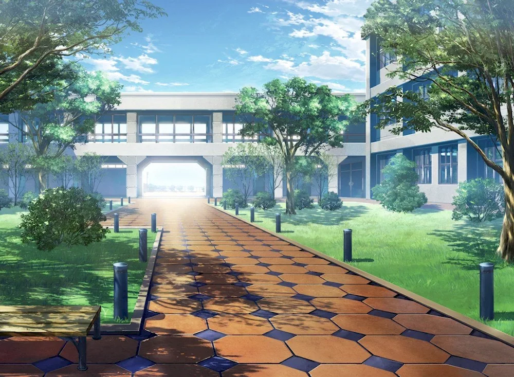 Gacha Life School Background Street