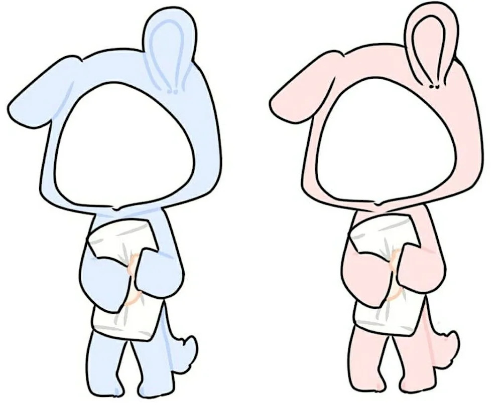 Gacha hair gacha clothes