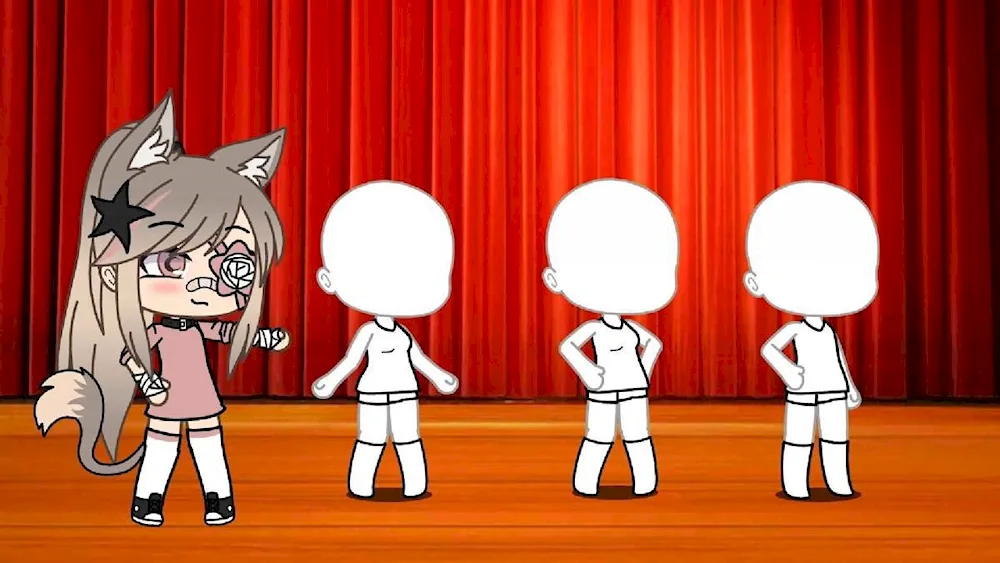 Gacha Life white characters