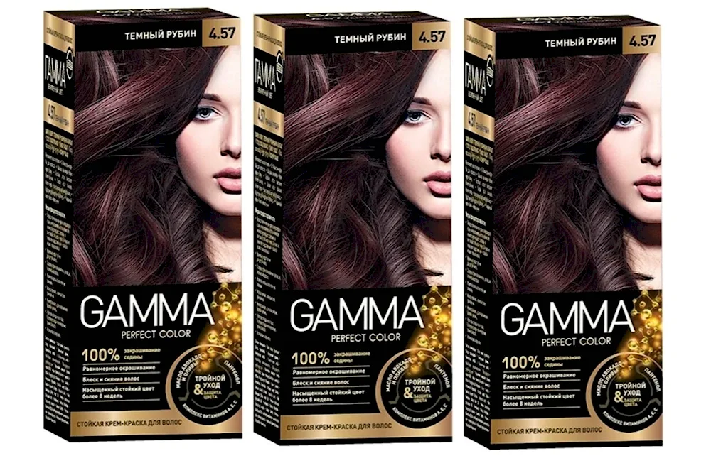 Gamma perfect colour hair dye