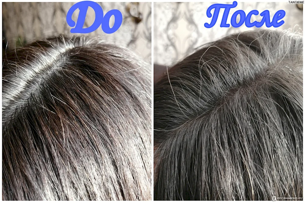 Gamma toning for grey hair