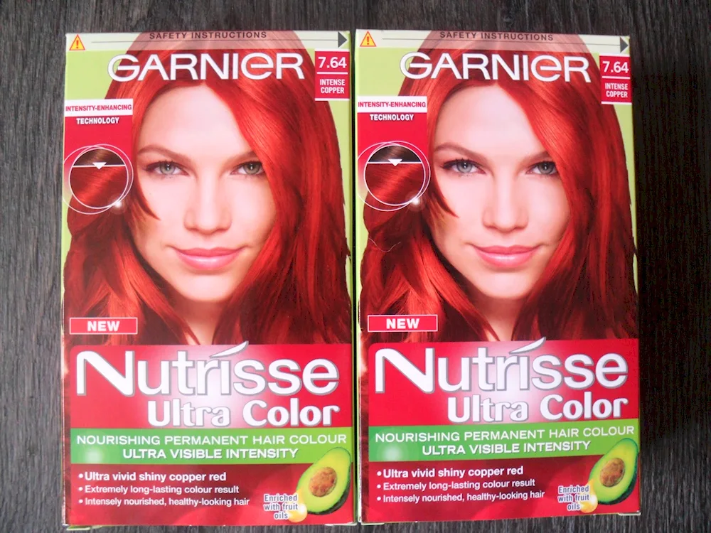 Garnier Color red hair dye