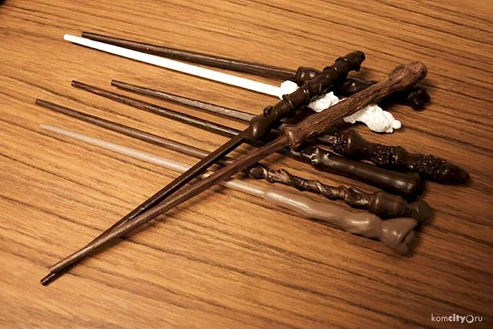 Pin with wand