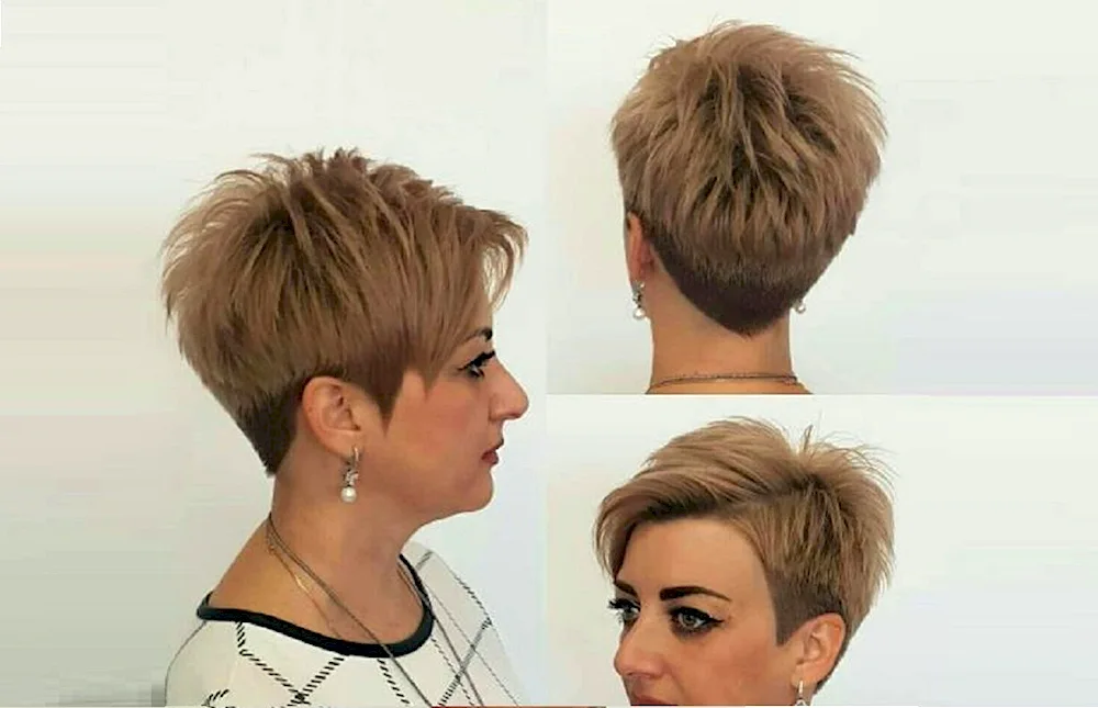 Pixie Bob haircut for short hair