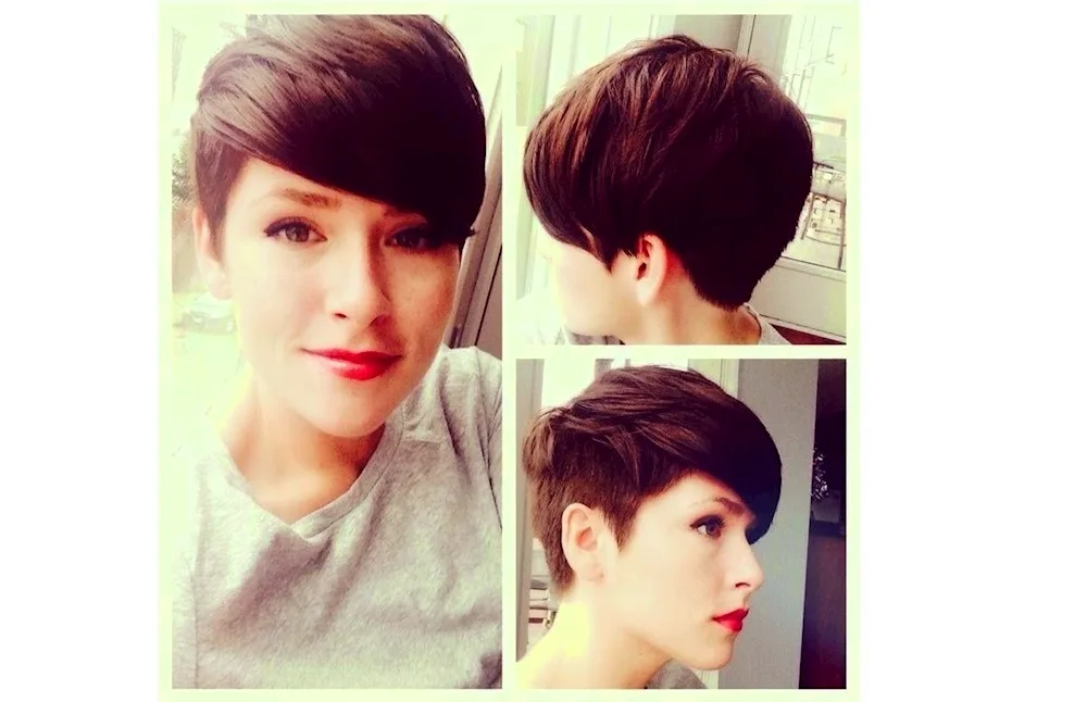 Pixie bob haircut blond