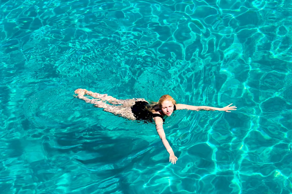 Girl in the spa