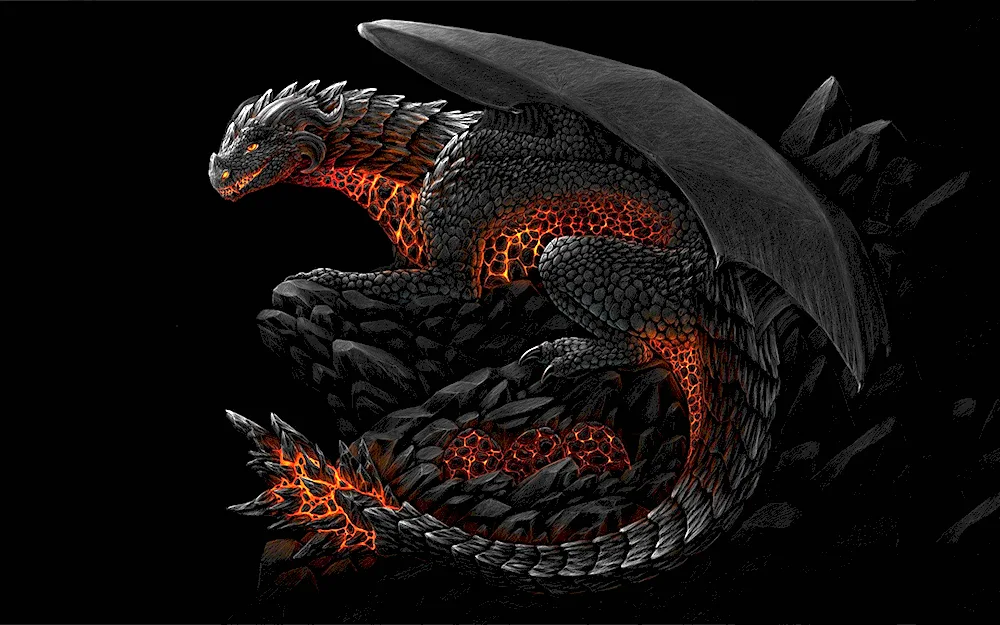 Hebrid black dragon