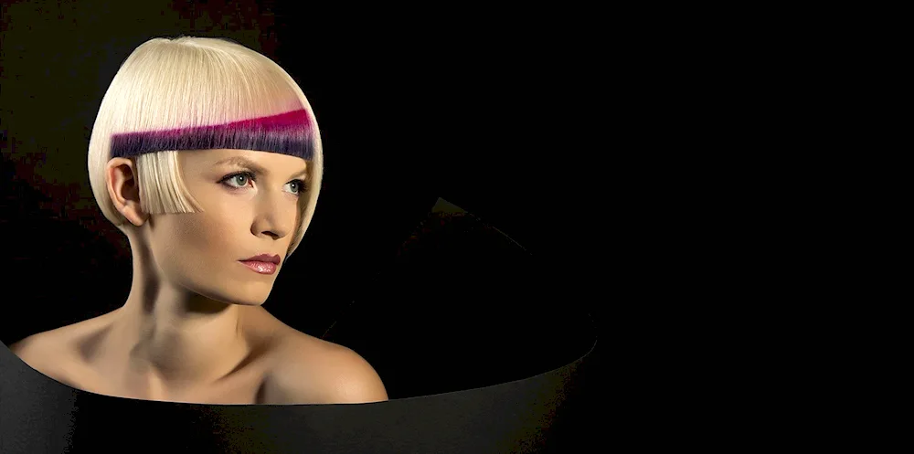 Geometric haircuts Vidal Sassoon