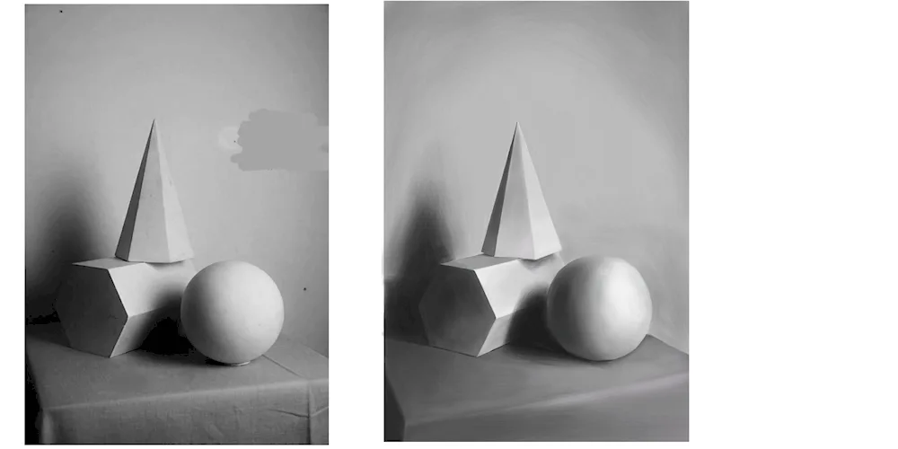 Light shade reference cube