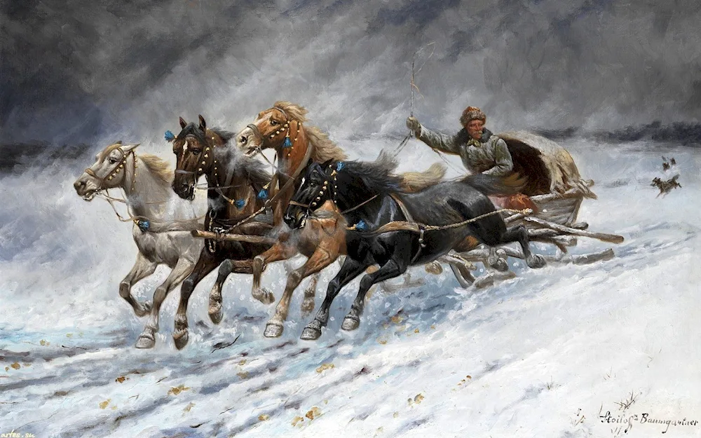 George Sviridov _blizzard_ - troika