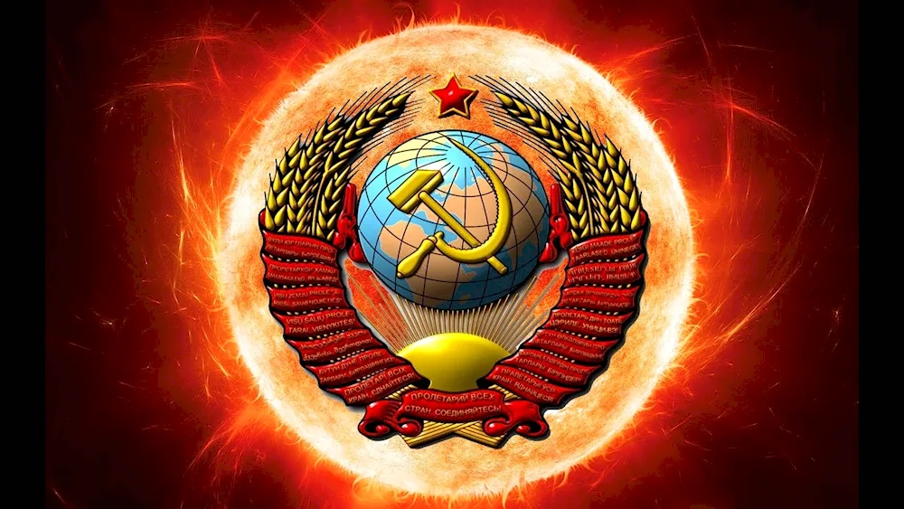 Soviet Union style background