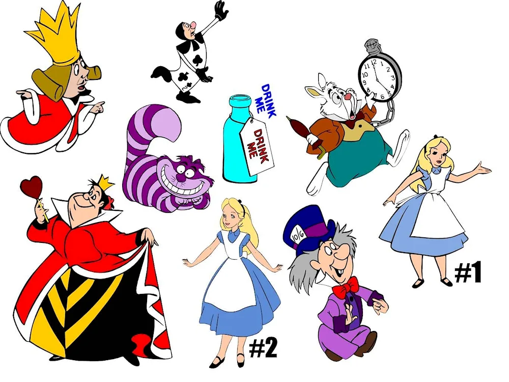 Lewis Carroll mad tea party illustrations