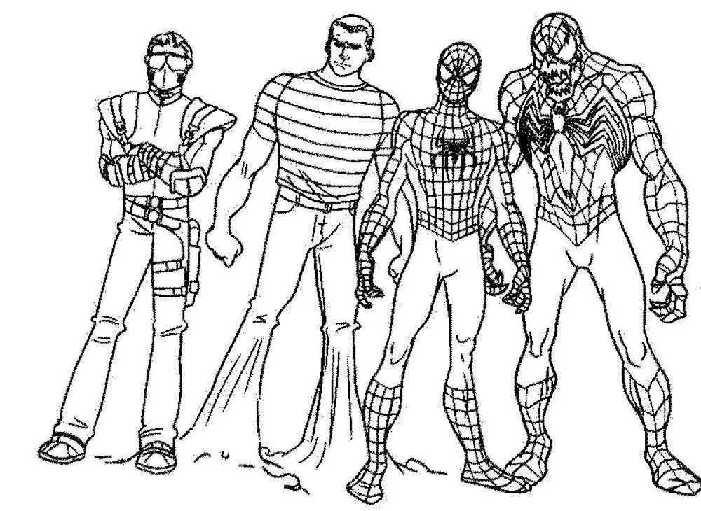 Colouring Marvel spider man