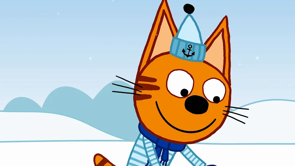 Tree cats Korzhik Karamelka and compote