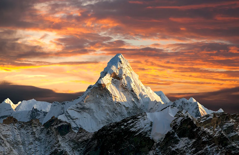 Himalayan Everest Jomolungma