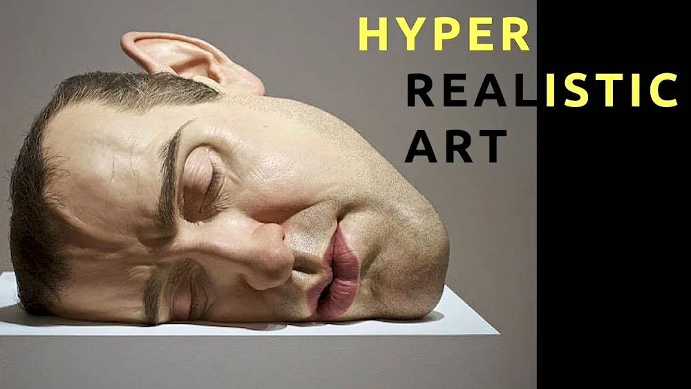 Hyperrealism sculpture by Ron Mueck