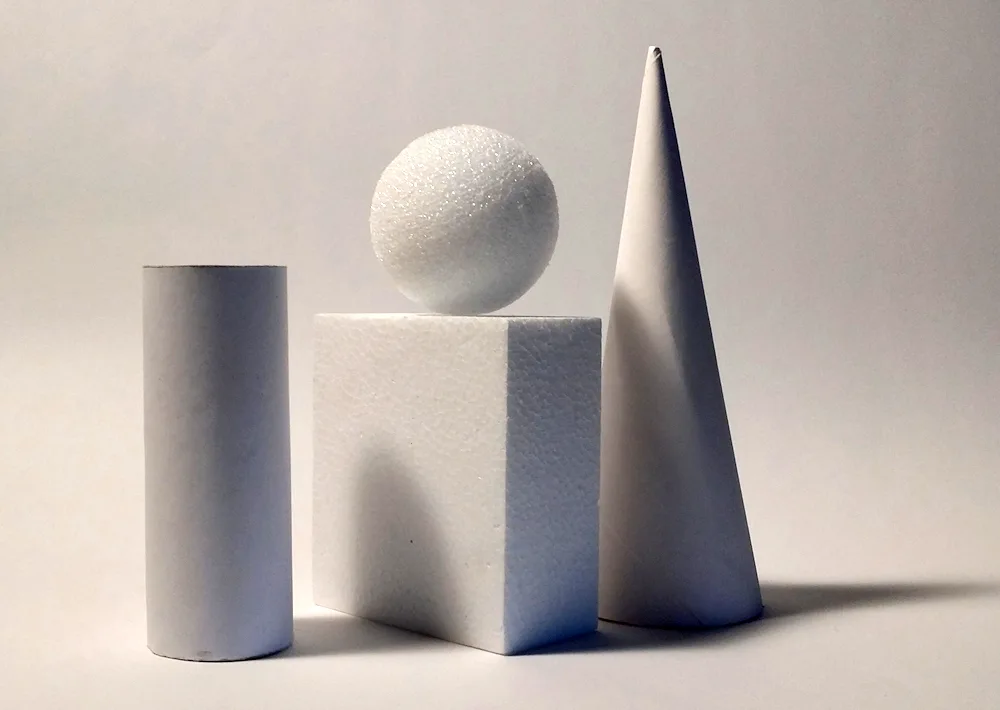 Paintings of geometric figures