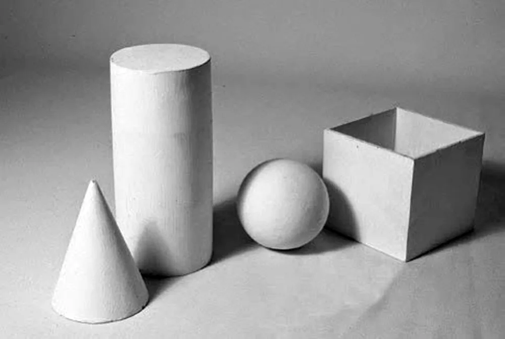 Gypsum figures for drawing