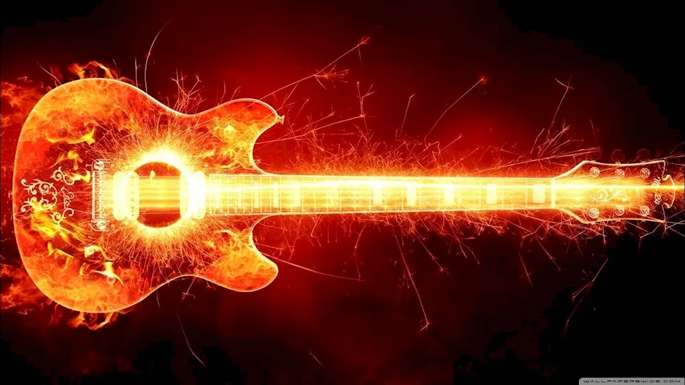 Guitar background