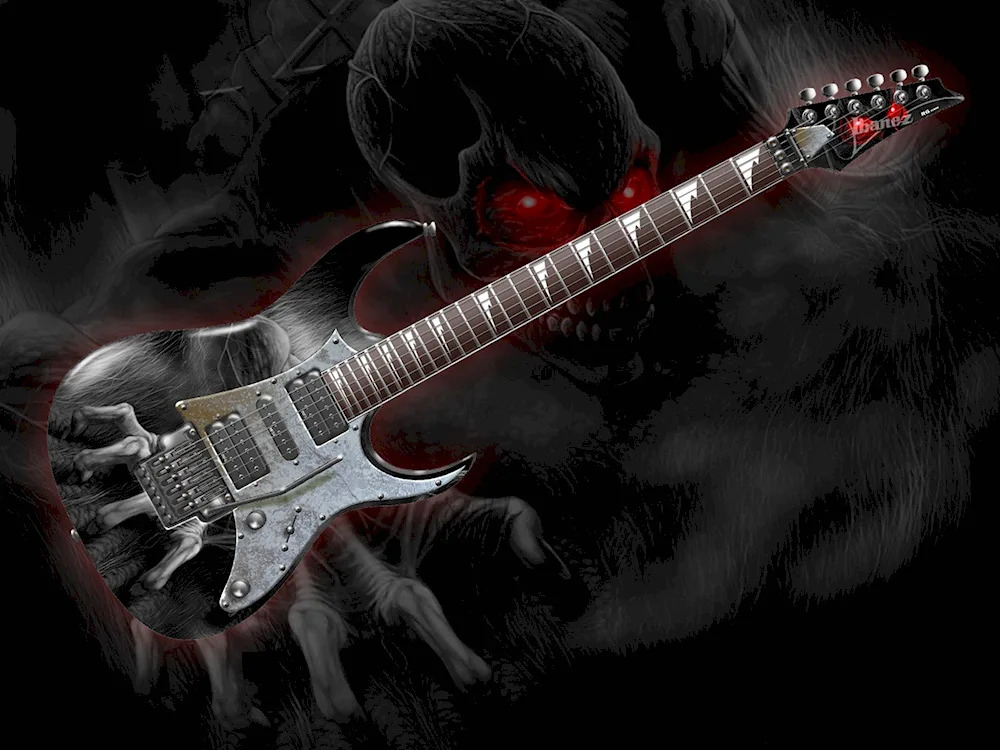 Heavy metal guitar