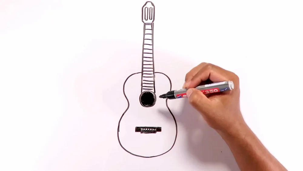 Electric guitar colouring