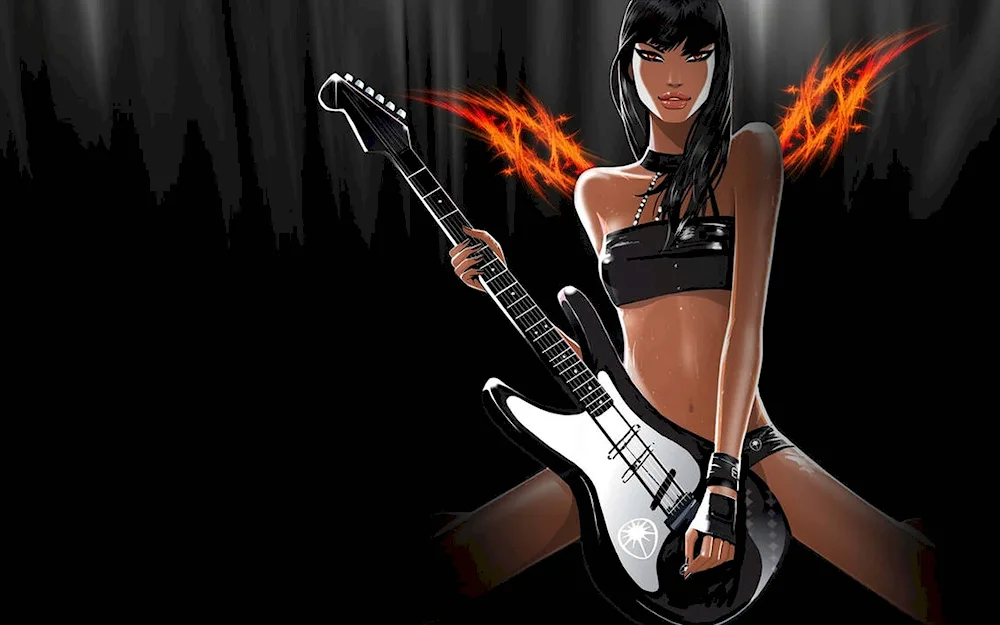 Heavy Metal guitarist