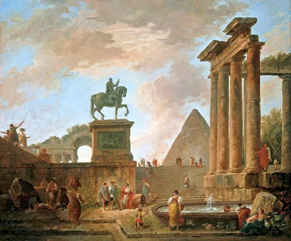 Hubert Robert painting