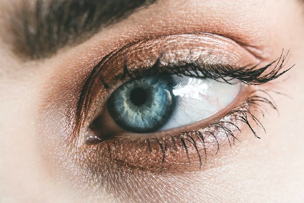 Grey blue eyes