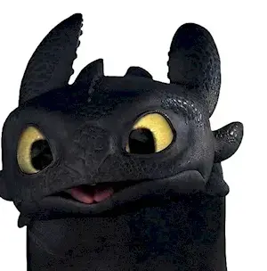 Toothless dragon eyes