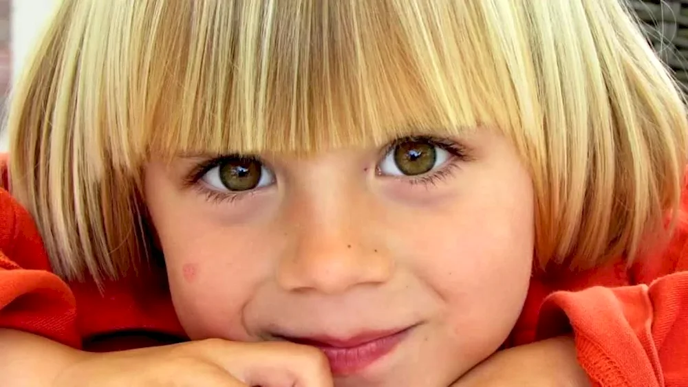 Beautiful brown-eyed kids