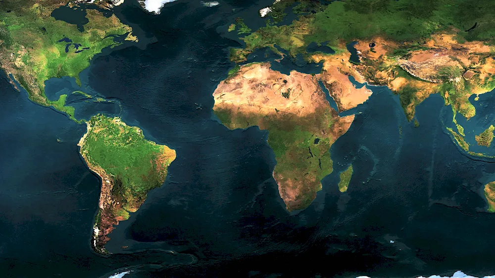 Earth map