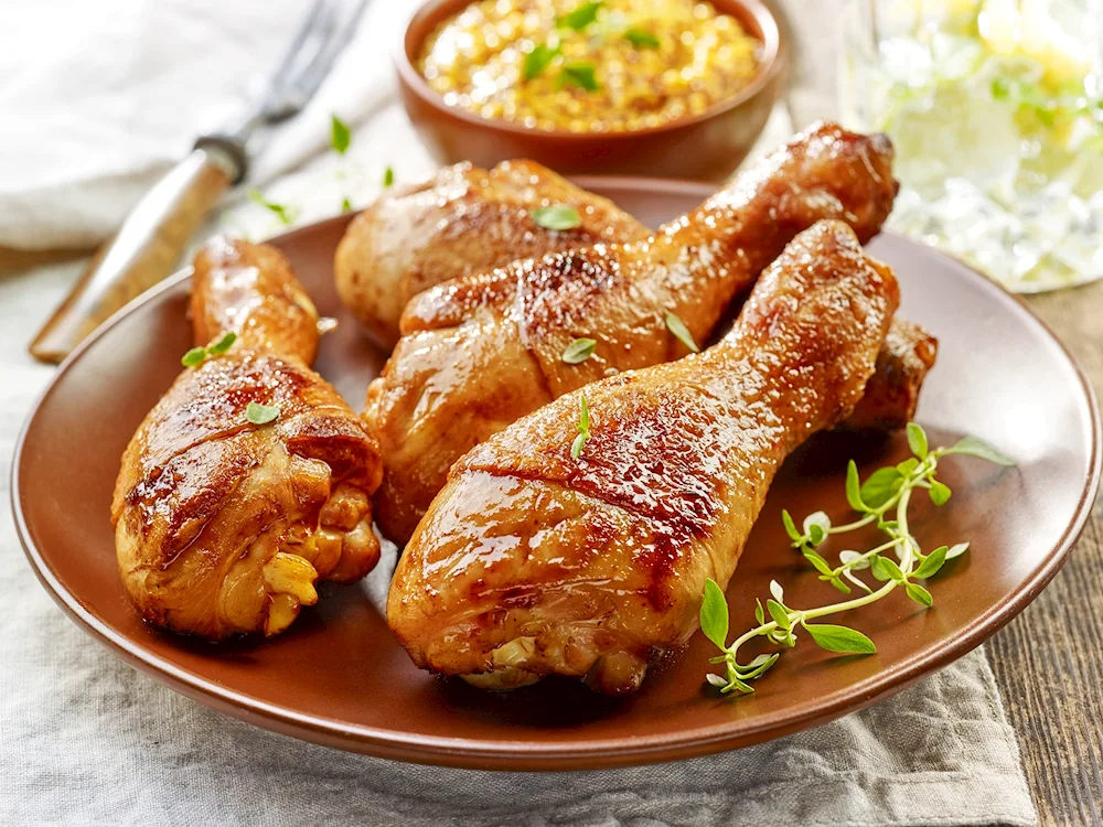Chicken with potatoes for a holiday table
