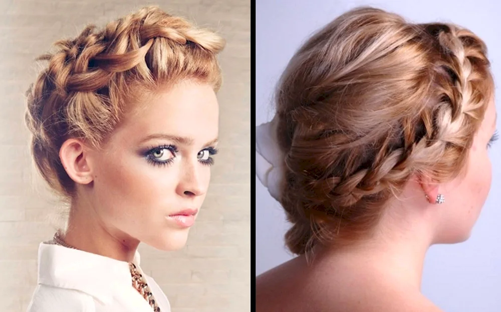 Holland half-crown braid