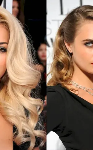 Hollywood hairstyle for long hair