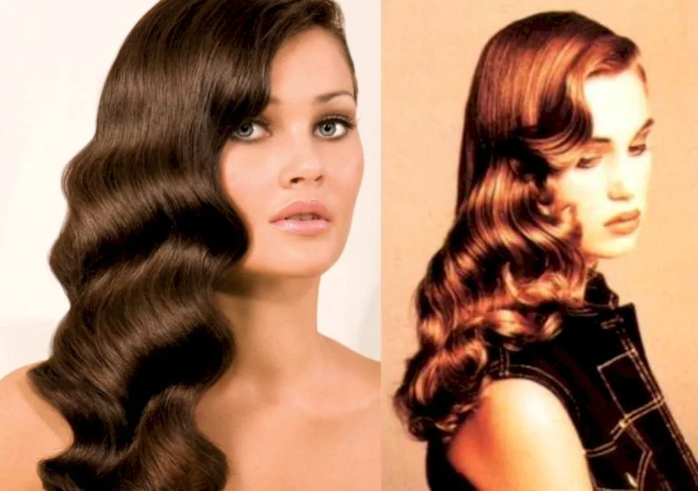 Gatsby style Hollywood wave